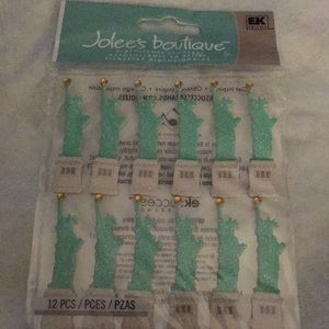 Jolees Statue of Liberty stickers set 12 NWT DIY